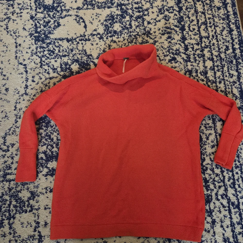 Free People Vibrant Orange Turtleneck Sweater - Picture 8 of 8